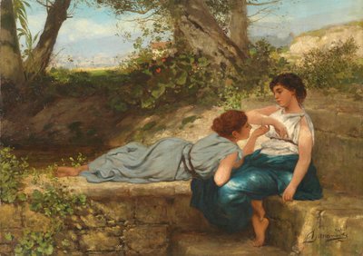 The Conversation (The New Bracelet) by Henryk Siemiradzki